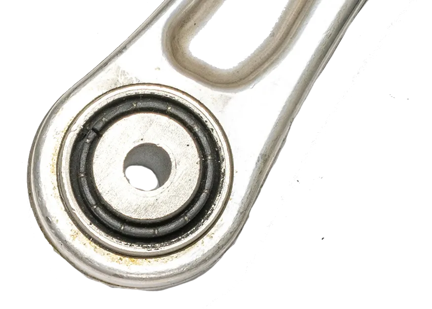 Satz neuer Autoteile aus Metall